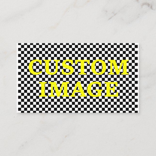 Kundenspezifischer Bild-und Gewohnheits-Text Visitenkarte (Vorderseite)