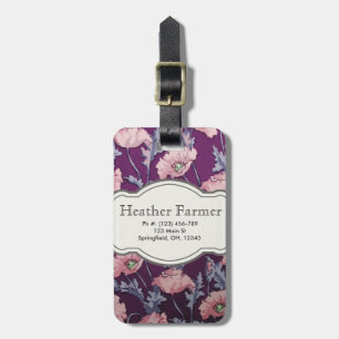 Kundenspezifischer BlumenGepäckanhänger Gepäckanhänger