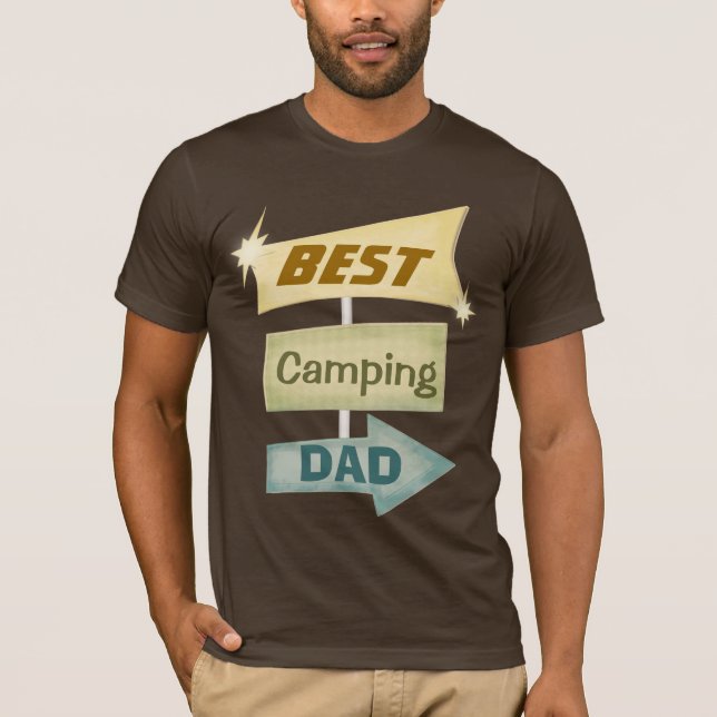Kundenspezifischer Campings-Vater ODER anderer T-Shirt (Vorderseite)