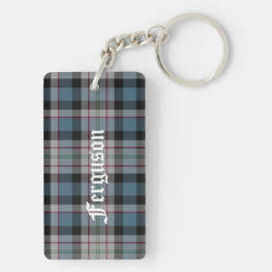 Kundenspezifischer Clan-Fergusontartan-karierte Schlüsselanhänger