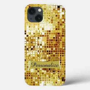 Kundenspezifischer cooler Goldsequins-Blick Ipad iPhone 13 Hülle