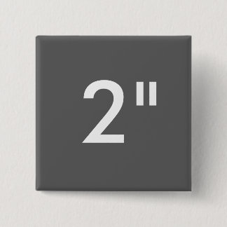 Kundenspezifischer Druck 2" quadratisches Button