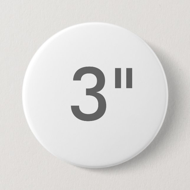 Kundenspezifischer Druck 3" große runde Button (Vorderseite)