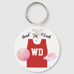 Kundenspezifischer Farbnetball-Schellfisch Schlüsselanhänger