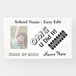 Kundenspezifischer Foto-Abschluss Banner