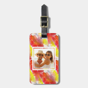 Kundenspezifischer Foto-Entwurfsbeschaffenheit Gepäckanhänger