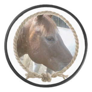 Kundenspezifischer Fotoentwurf des Seil Eishockey Puck