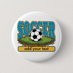 Kundenspezifischer Fußball addiert Text Button