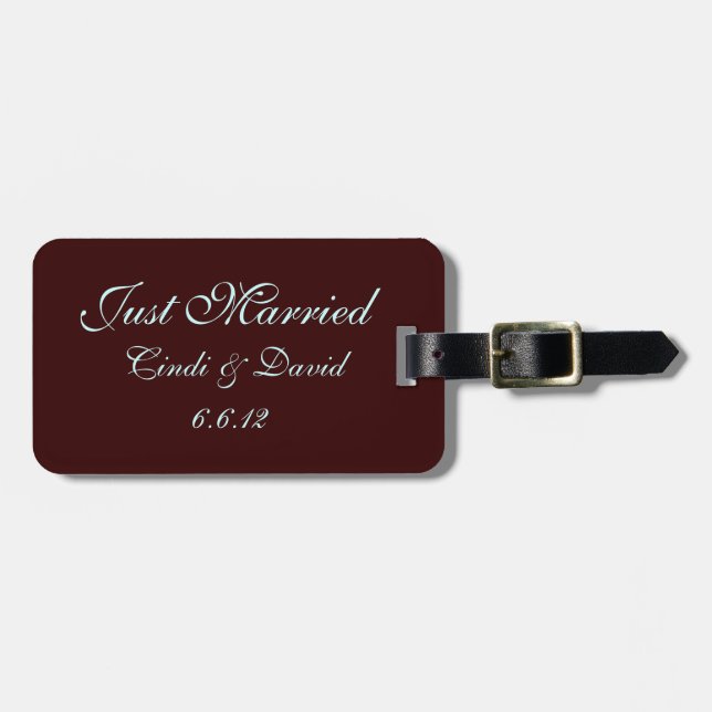 Kundenspezifischer Gepäckanhänger (Vorderseite horizontal)