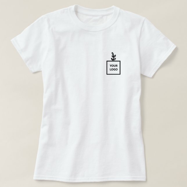 Kundenspezifischer Geschäfts-Logo-T - Shirt (Design vorne)