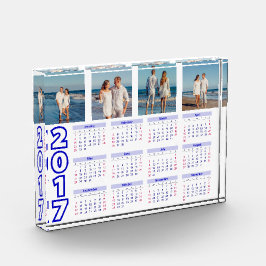Kundenspezifischer Gewohnheits-Foto-Kalender 2017 Fotoblock