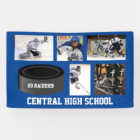 Kundenspezifischer Hockey-Foto-Collagen-Team-Name