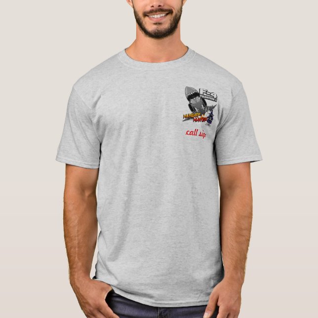 Kundenspezifischer hungriger Jäger T-Shirt (Vorderseite)