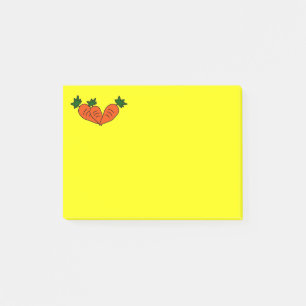 Kundenspezifischer Karottennachweis Post-it Klebezettel