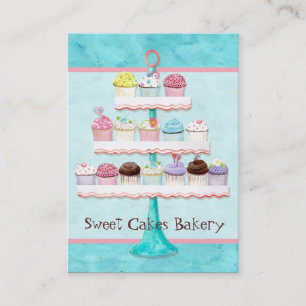 Kundenspezifischer kleiner Kuchensüße Visitenkarte