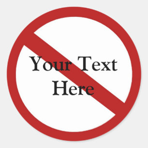 Kundenspezifischer Kreis mit Hieb Runder Aufkleber