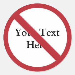 Kundenspezifischer Kreis mit Hieb Runder Aufkleber