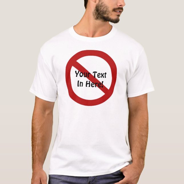 Kundenspezifischer Kreis mit Hieb T-Shirt (Vorderseite)