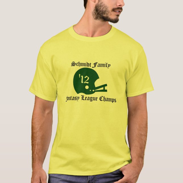 Kundenspezifischer Liga-Fantasie-Fußball-T - Shirt (Vorderseite)