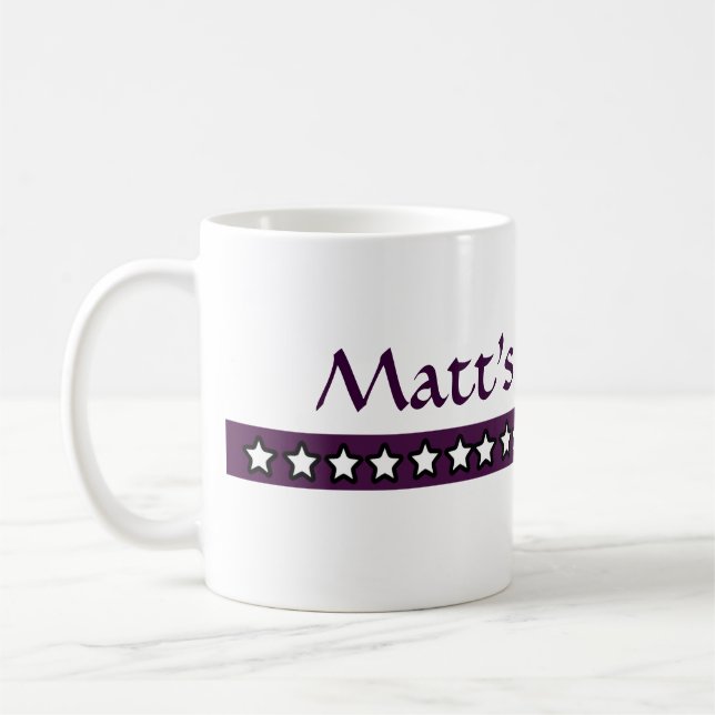 Kundenspezifischer Matt-Kaffee Kaffeetasse (Links)