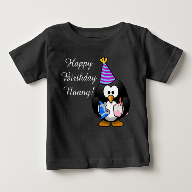 Kundenspezifischer niedlicher alles- Gute zum Baby T-shirt (Vorderseite)