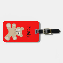 Kundenspezifischer niedlicher schrulliger gepäckanhänger