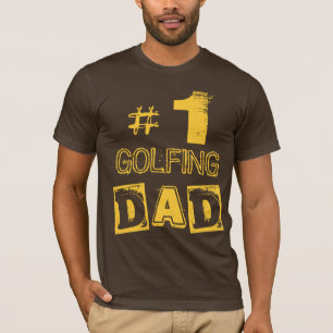 Kundenspezifischer Nr. eine GOLFSPIELER Vater-   T T-Shirt