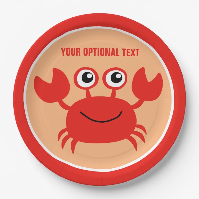 Kundenspezifischer PapierTeller der glücklichen (Vorderseite)