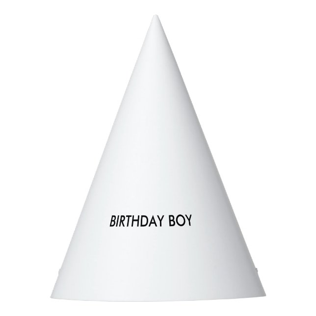 Kundenspezifischer Partyhut (Vorderseite)