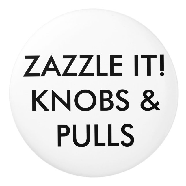 Kundenspezifischer personalisierter keramikknauf (Vorderseite)