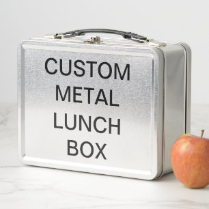Kundenspezifischer personalisierter klassischer metall brotdose