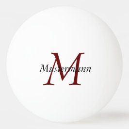 Kundenspezifischer Ping Pong mit Monogramm Tischtennisball