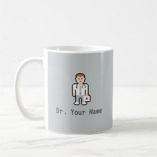 Kundenspezifischer Pixel-Doktor Mug Tasse