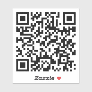 Kundenspezifischer QR-Code Aufkleber