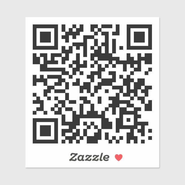 Kundenspezifischer QR-Code Aufkleber (Blatt)