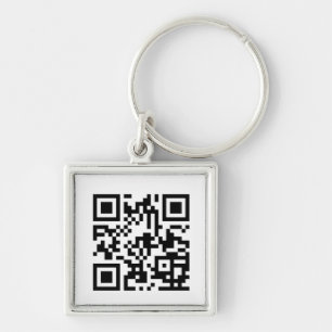 Kundenspezifischer QR Code-Schlüsselanhänger Schlüsselanhänger