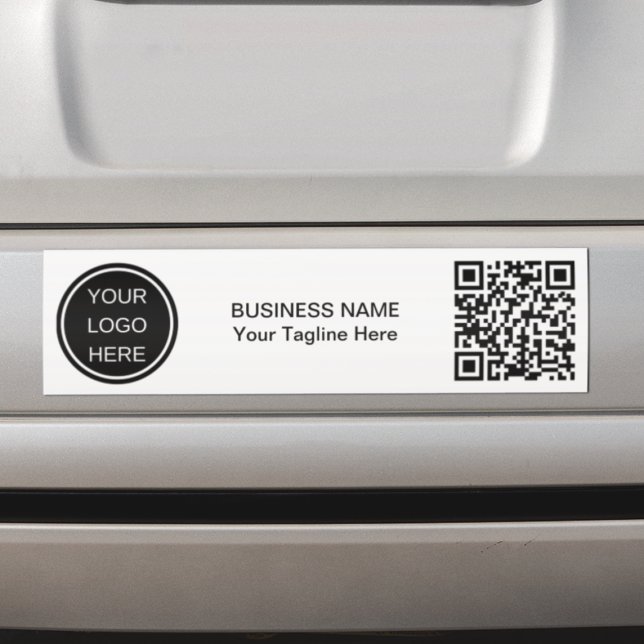 Kundenspezifischer QR-Code und Logo-Branding für U Autoaufkleber (Von Creator hochgeladen)
