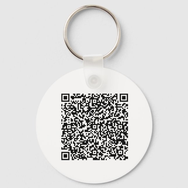 Kundenspezifischer QR-Code und Logo-Branding Schlüsselanhänger (Rückseite)