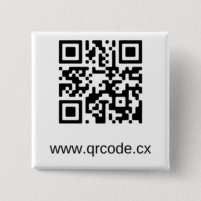 Kundenspezifischer quadratischer Knopf Button (Vorderseite)