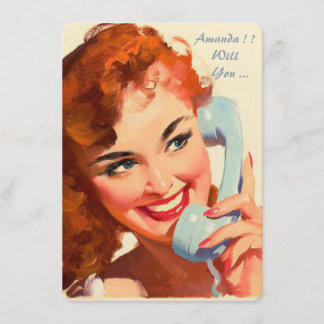 Kundenspezifischer retro Pinup ist meine Einladung