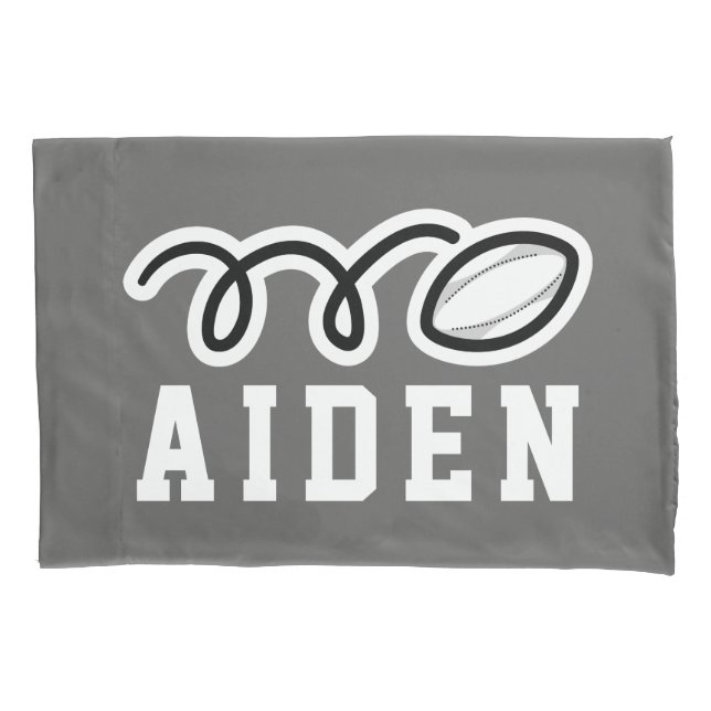 Kundenspezifischer Rugbysportkissenbezug für den Kissenbezug (Vorderseite)