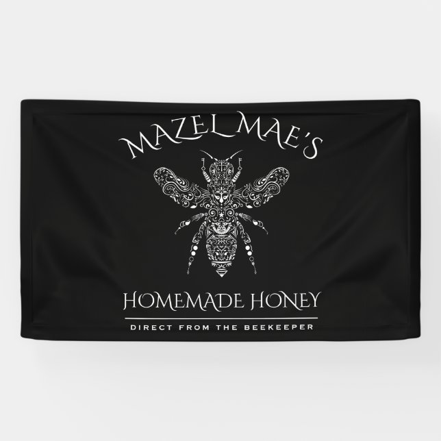 Kundenspezifischer selbst gemachter Honig Banner (Horizontal)