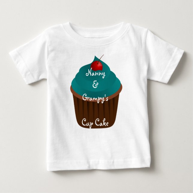 Kundenspezifischer Shirt-Kindermädchen-u. Grampys Baby T-shirt (Vorderseite)