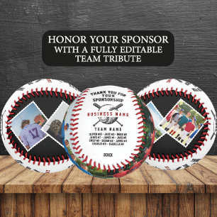 Kundenspezifischer Sponsor Vielen Dank für Ihr Ges Baseball