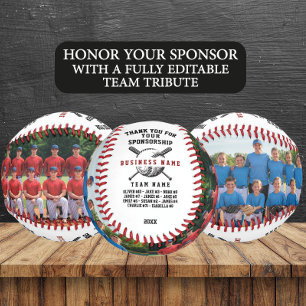 Kundenspezifischer Sponsor Vielen Dank für Ihr Ges Baseball