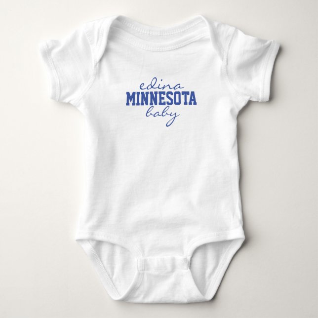 Kundenspezifischer Staat Minnesotas u. Baby Strampler (Vorderseite)
