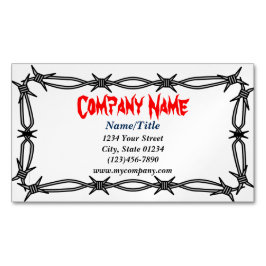 Kundenspezifischer Stacheldraht-magnetische Magnetische Visitenkarte