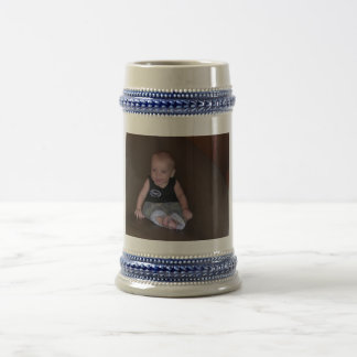 Kundenspezifischer Stein mit Bild Bierglas