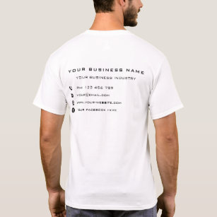 Kundenspezifischer T - Shirt für Berufliche Untern