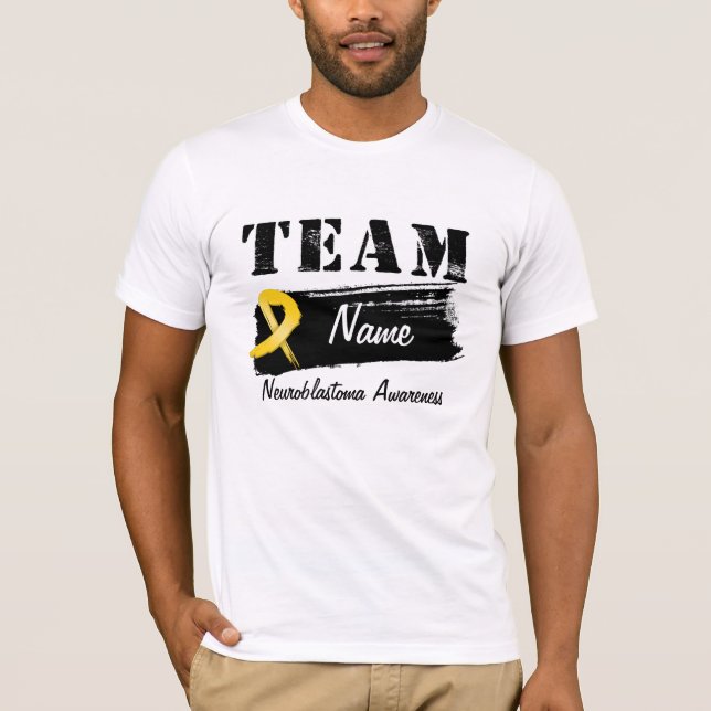 Kundenspezifischer Team-Name - Neuroblastoma T-Shirt (Vorderseite)